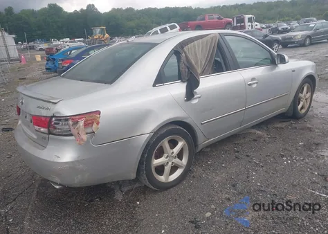 2007 Hyundai Sonata Limited/Se V6 z USA, uszkodzony, nr VIN 5NPEU46F87H260205
